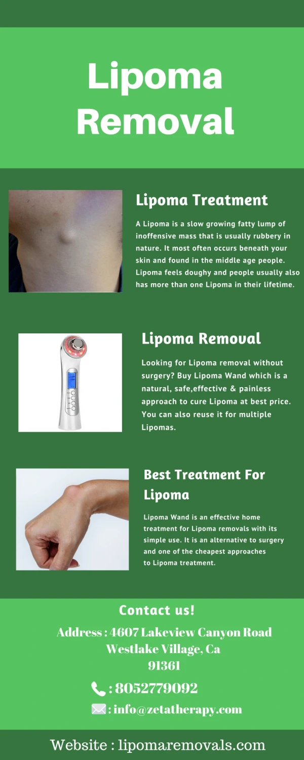 Lipoma Treatment At Home - Lipoma Wand