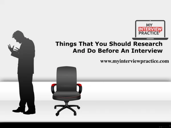 Find Things That You Should Research And Do Before An Interview