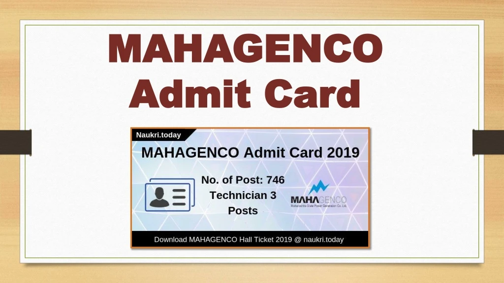 mahagenco mahagenco admit card admit card