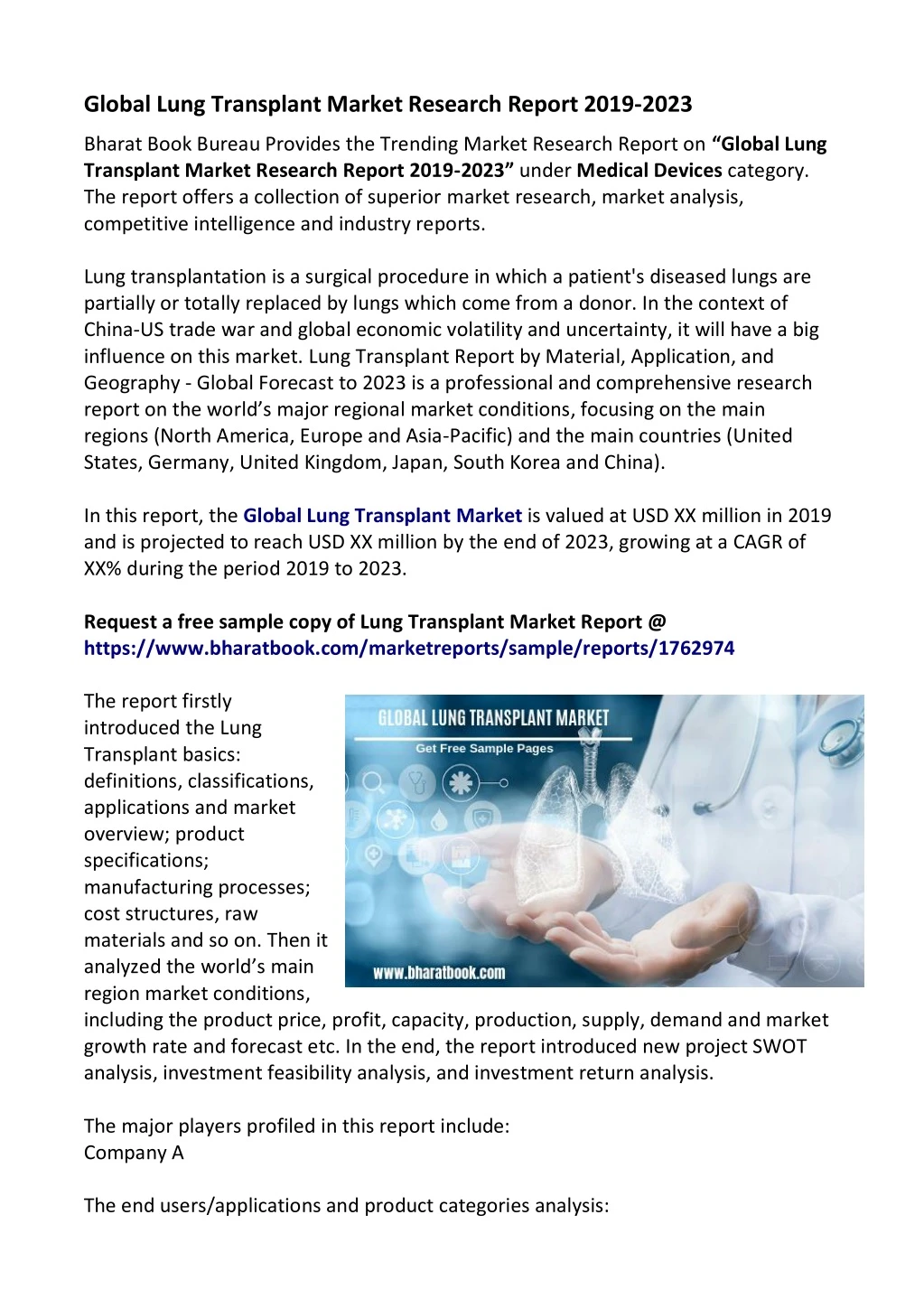 global lung transplant market research report