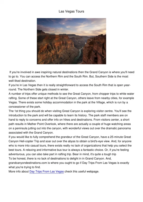 Grand Canyon Tours