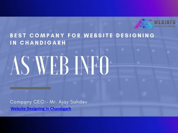 Website Designing in Chandigarh, Web Development, Web Designer, Digital Marketing