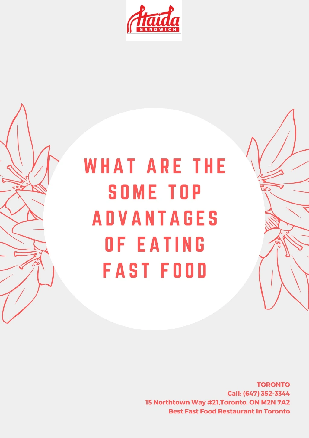 what are the some top advantages of eating fast