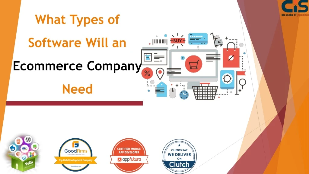 what types of software will an ecommerce company need