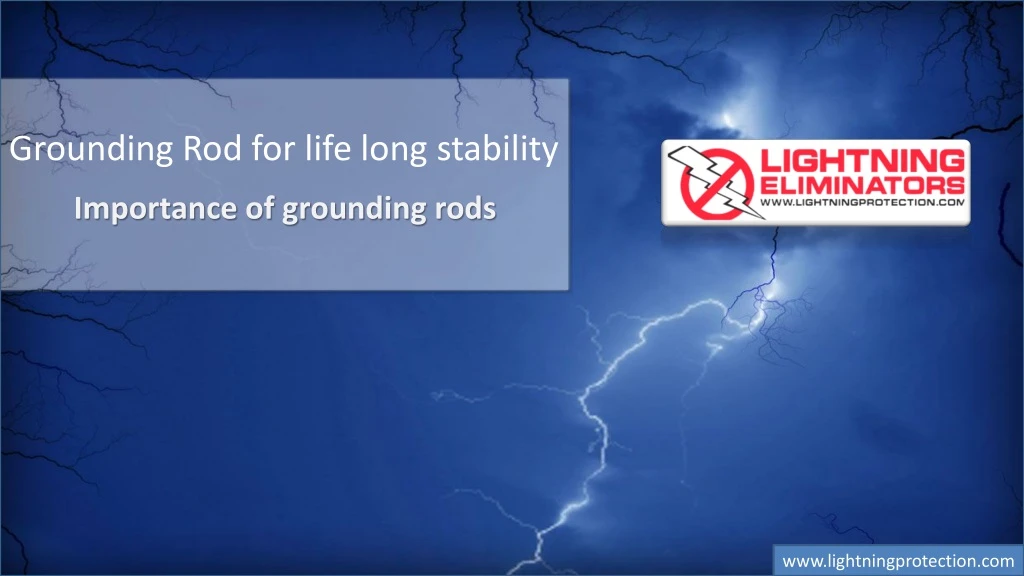 grounding rod for life long stability