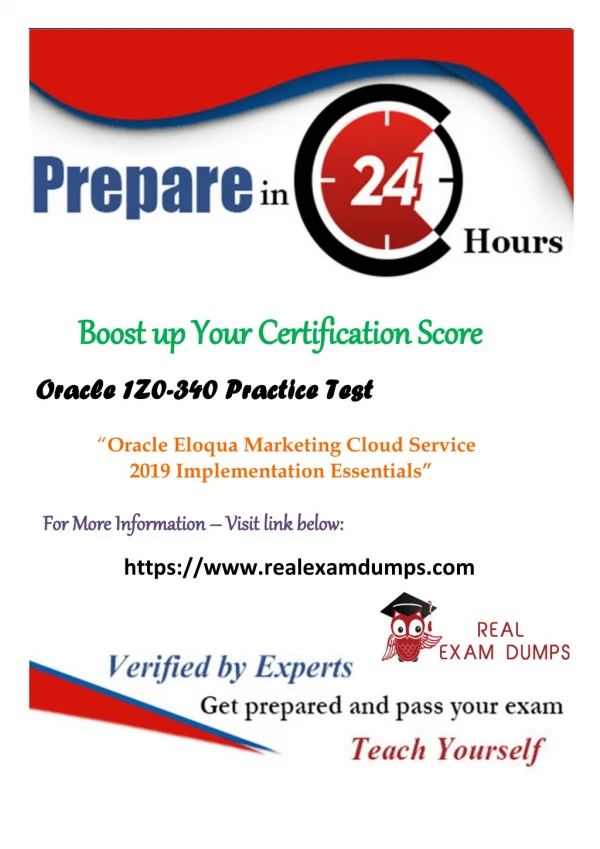 Best 1z0-340 Dumps PDF - 1z0-340 Practice Test Dumps 2019 | 100% Success