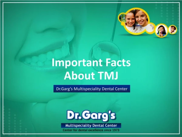 Important Facts about TMJ