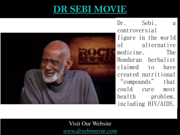Dr Sebi Movie
