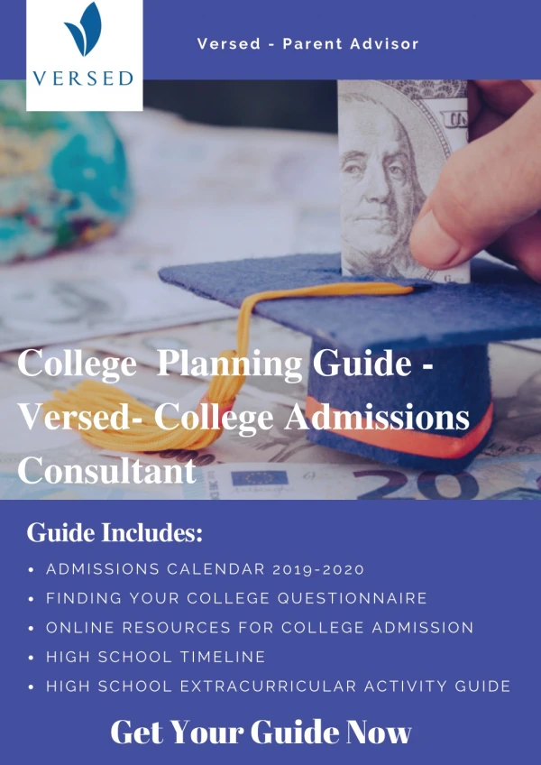 College Admissions Guide - All you need to know | Versed - College Admissions Consultant