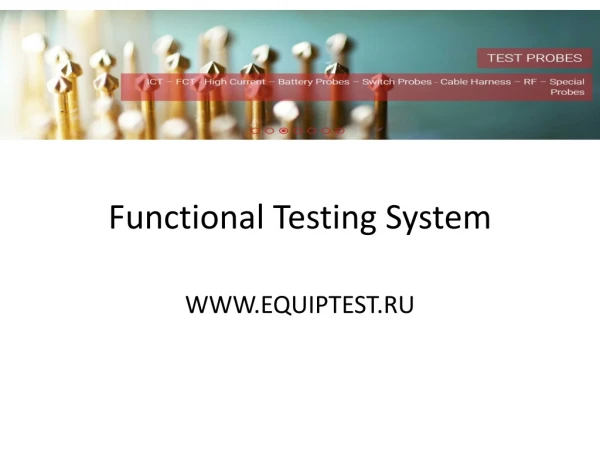 functional testing system