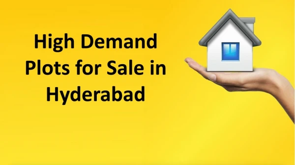 High Demand Plots for Sale in Hyderabad