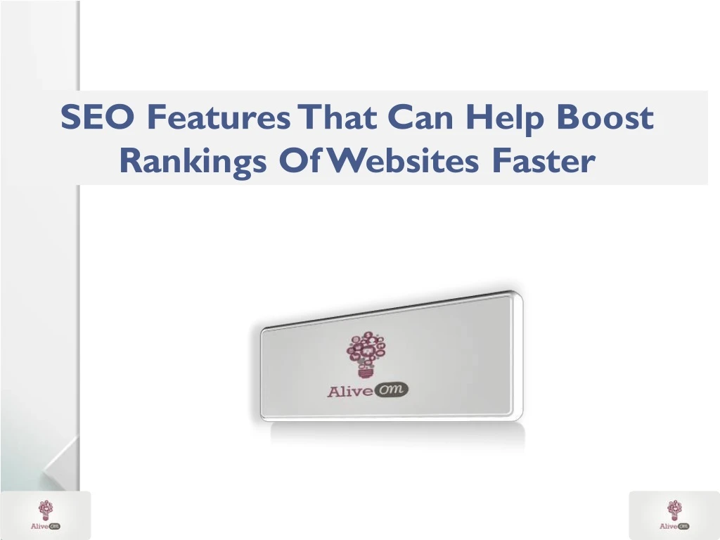 seo features that can help boost rankings