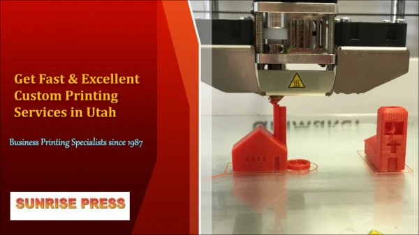 High Quality Digital Printing in Salt Lake City - Sunrise Press