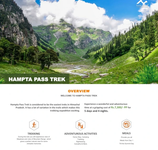 hampta pass trek hampta pass trek