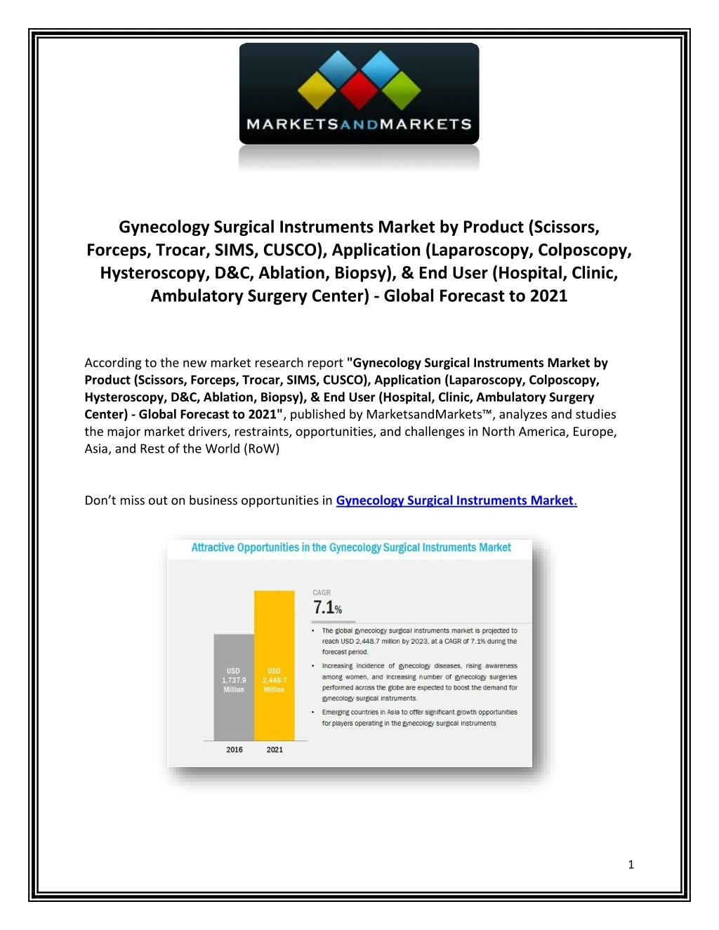 gynecology surgical instruments market by product