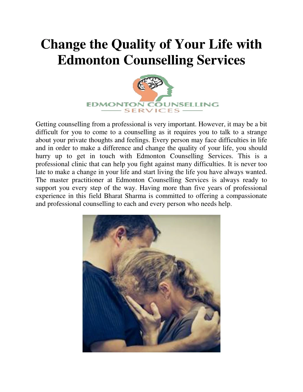 change the quality of your life with edmonton