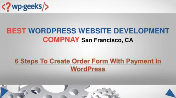 best wordpress website development compnay