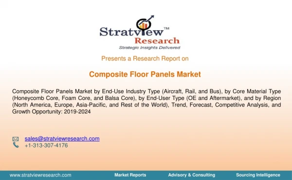 Composite Floor Panels Market | Trends & Forecast | 2019-2024