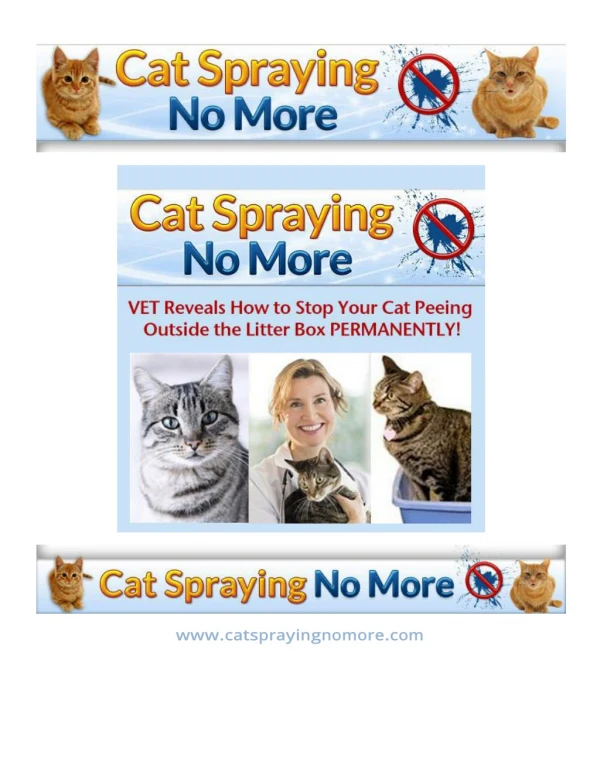 Sarah Richard: Cat Spraying No More PDF eBook Free Download