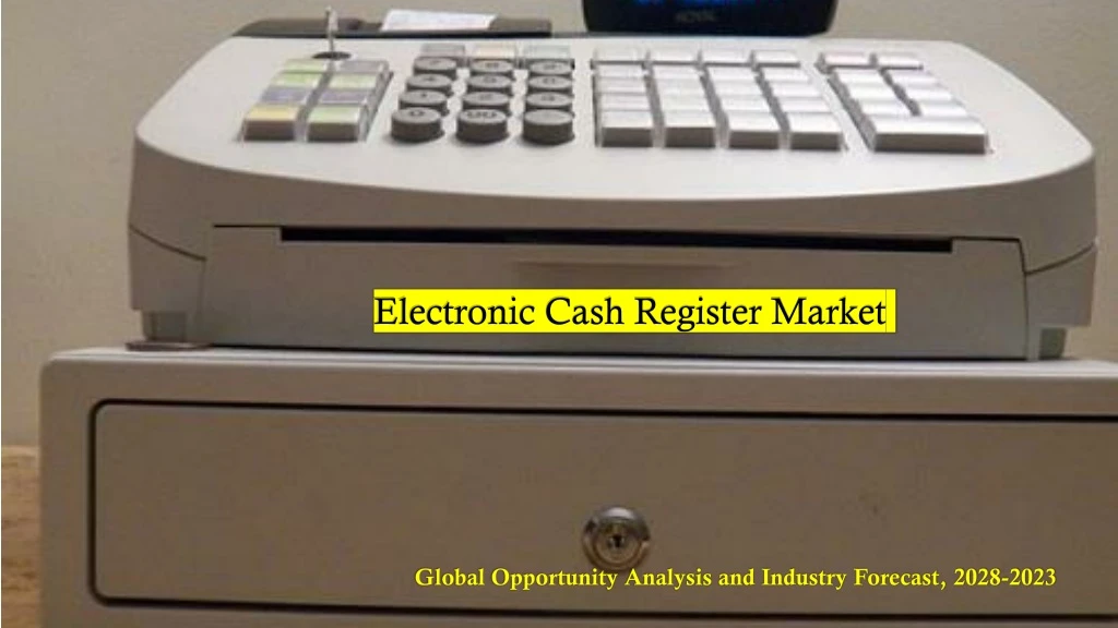 electronic cash register market