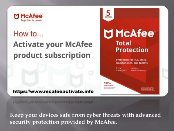 McAfee internet security