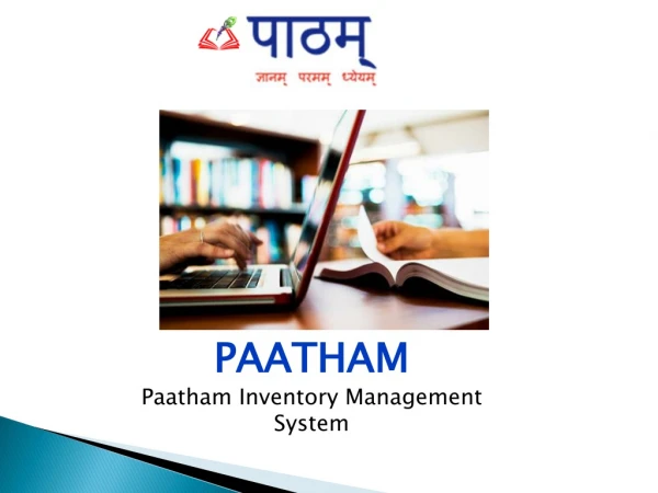 Inventory Management | Online Inventory Software – Paatham Inventory
