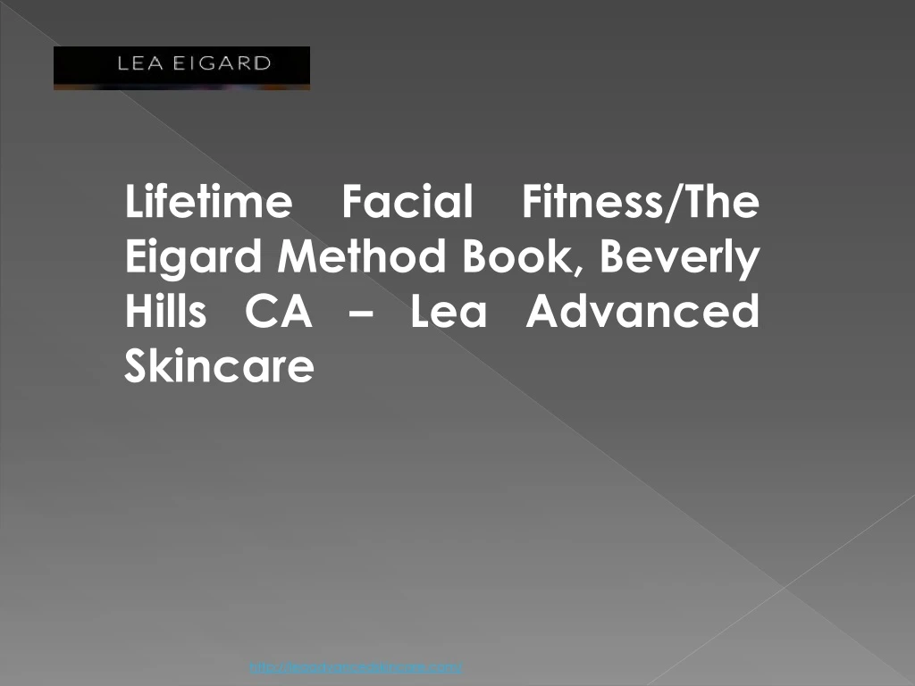 lifetime facial fitness the eigard method book