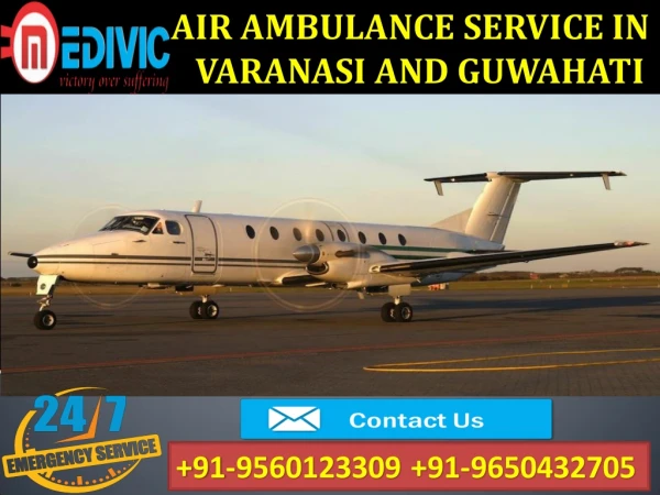 Rant Credible ICU Support Air Ambulance Service in Varanasi by Medivic