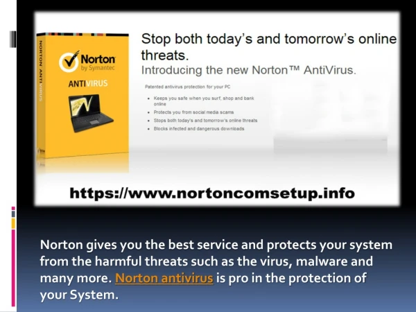 norton.com setup with the product key