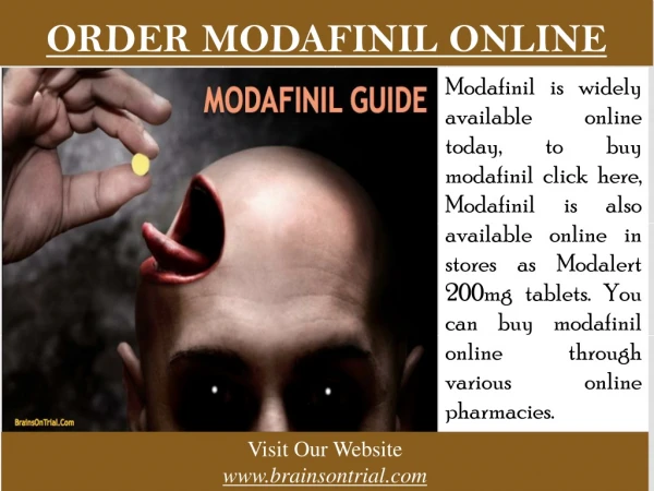 Order Modafinil Online