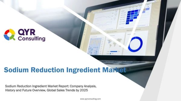 Sodium Reduction Ingredient Market Report: Company Analysis, History and Future Overview, Global Sales Trends by 2025