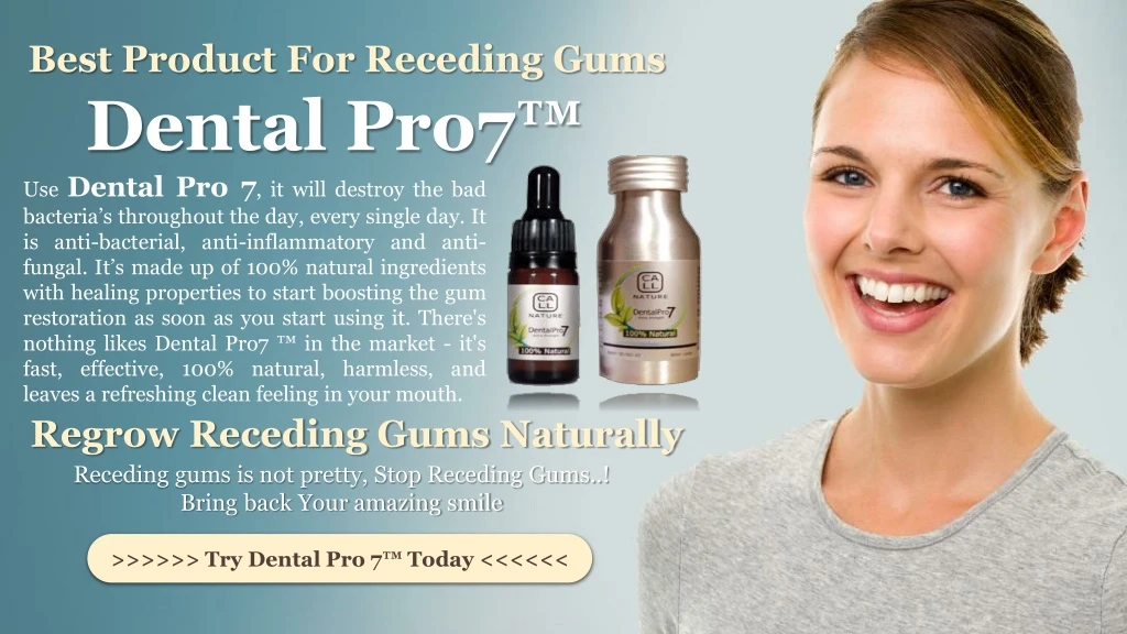 best product for receding gums dental pro7