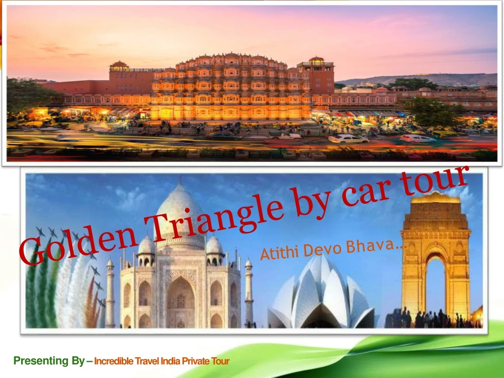 golden triangle by car tour