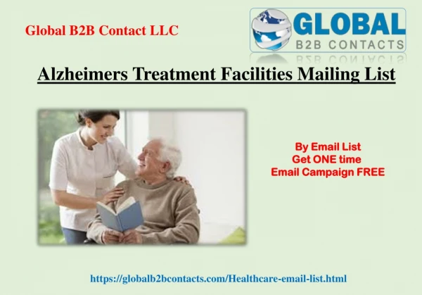 Alzheimers Treatment Facilities Mailing List