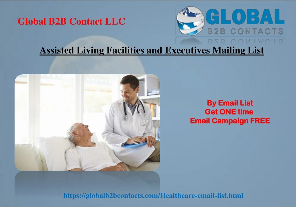 assisted living facilities and executives mailing list