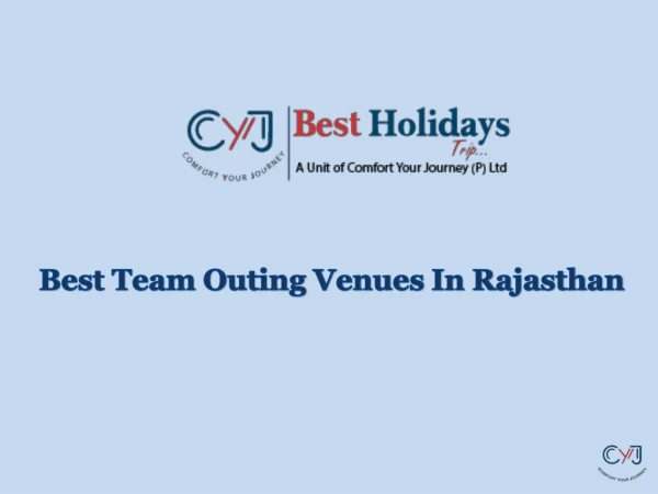 Conference Venues in Rajasthan