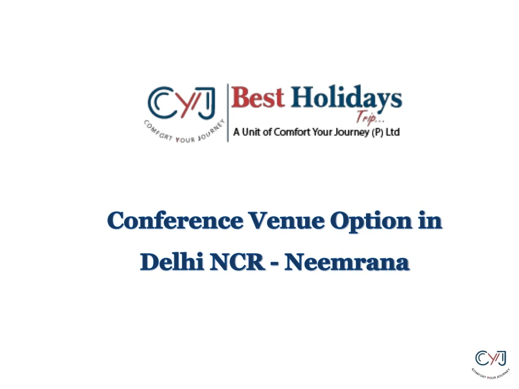 conference venue option in delhi ncr neemrana