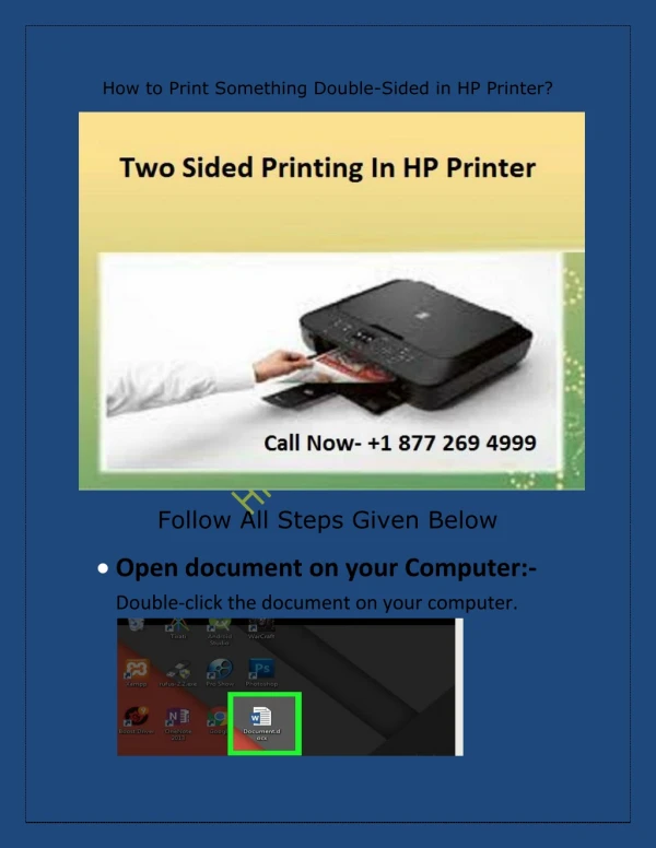 How to Print Something Double-Sided in HP Printer