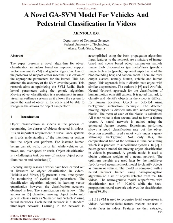 international journal of trend in scientific