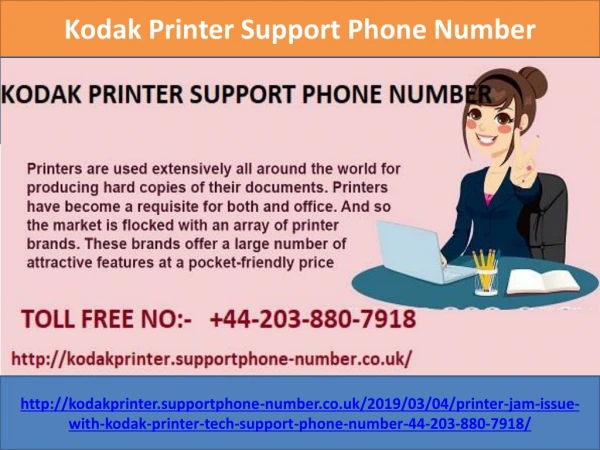 44-203-880-7918 Kodak Printer Tech Support Phone Number