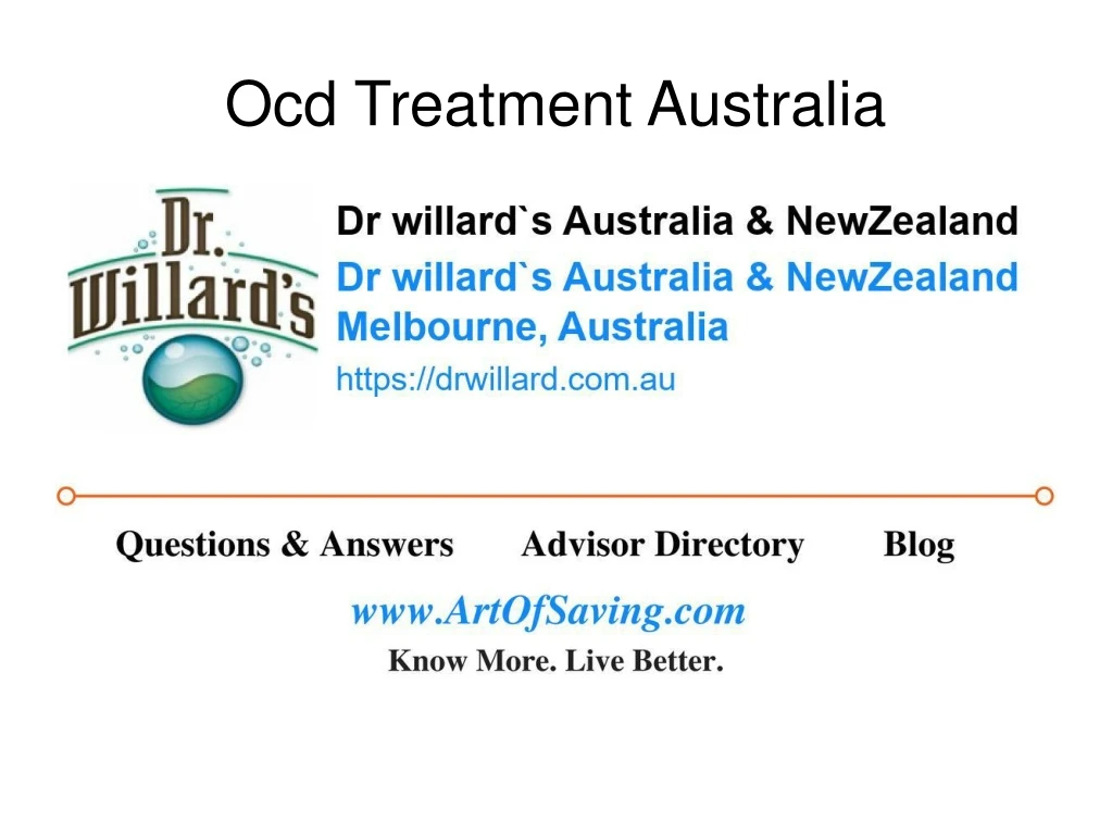 ocd treatment australia