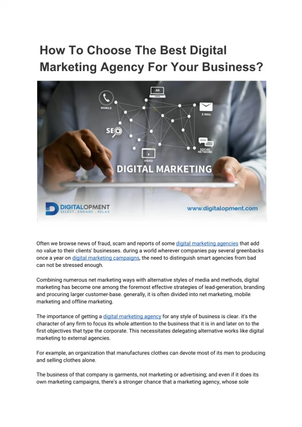 Digital Marketing Agency In UAE | Best Services