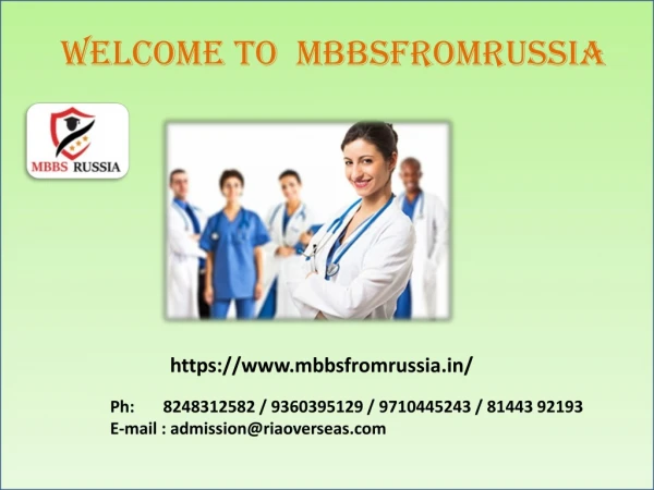 MCI approved Medical Universities in Russia