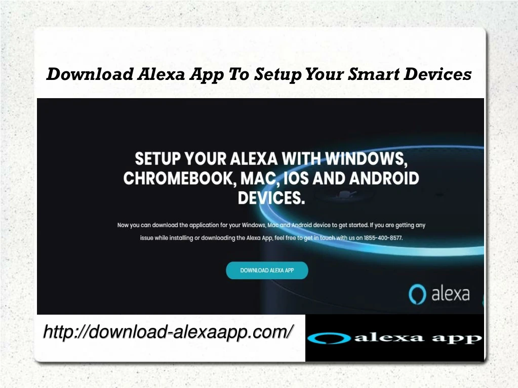 download alexa app to setup your smart devices
