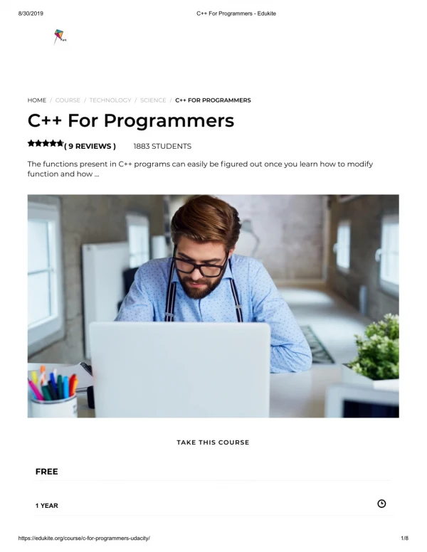 C For Programmers - Edukite