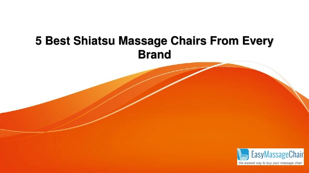 5 best shiatsu massage chairs from every brand