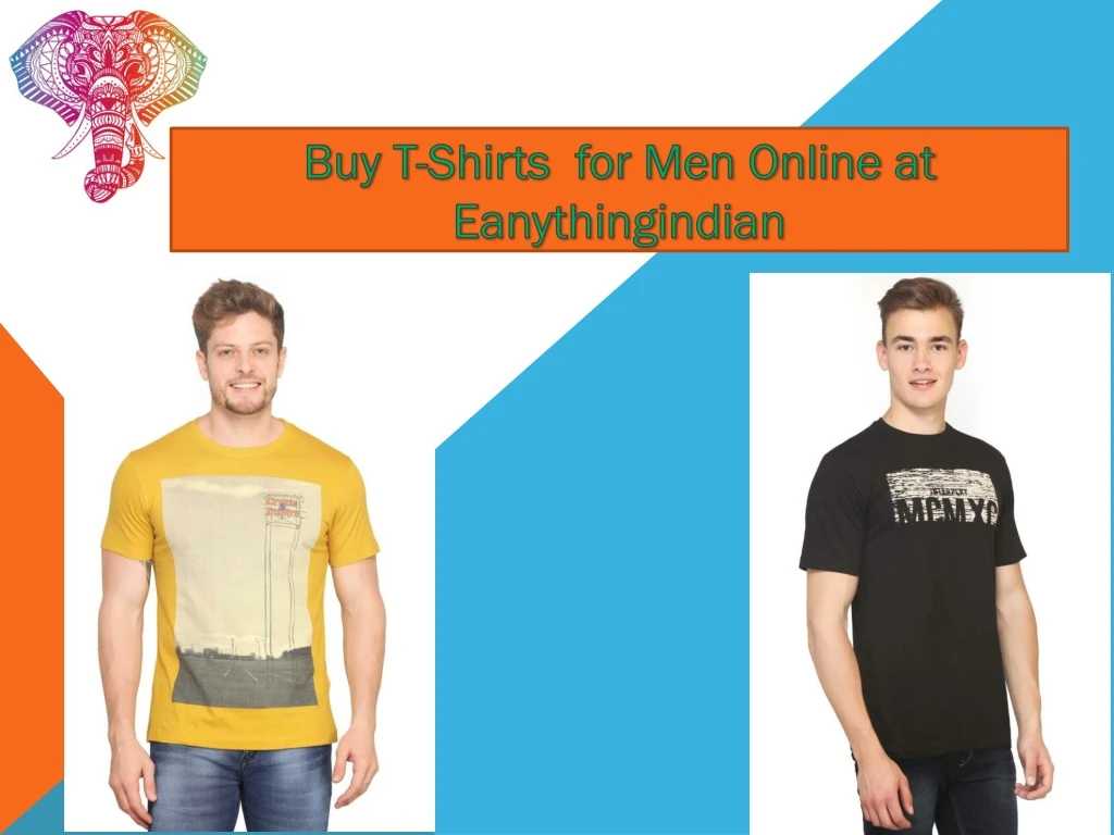 buy t shirts for men online at eanythingindian