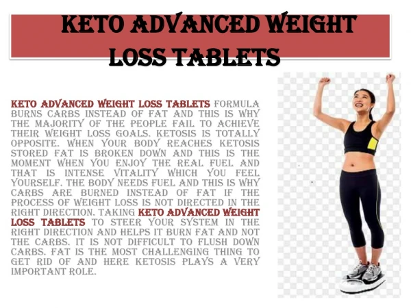 keto advanced weight loss tablets