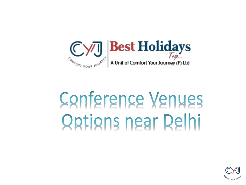 conference venues options near delhi
