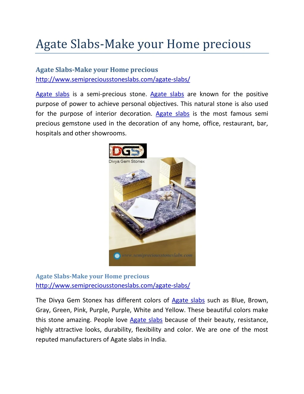 agate slabs make your home precious